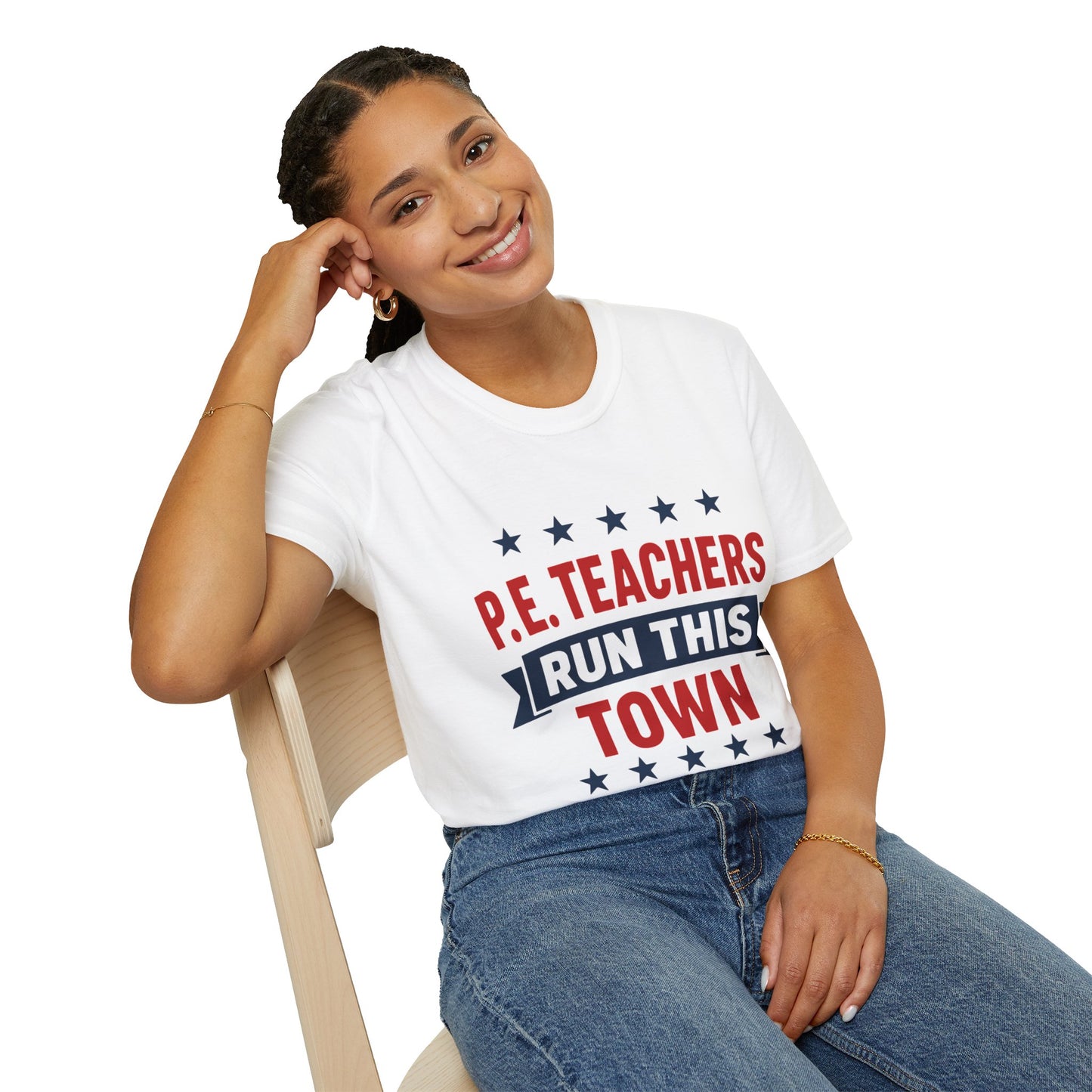 PE Teachers Run This Town Tee