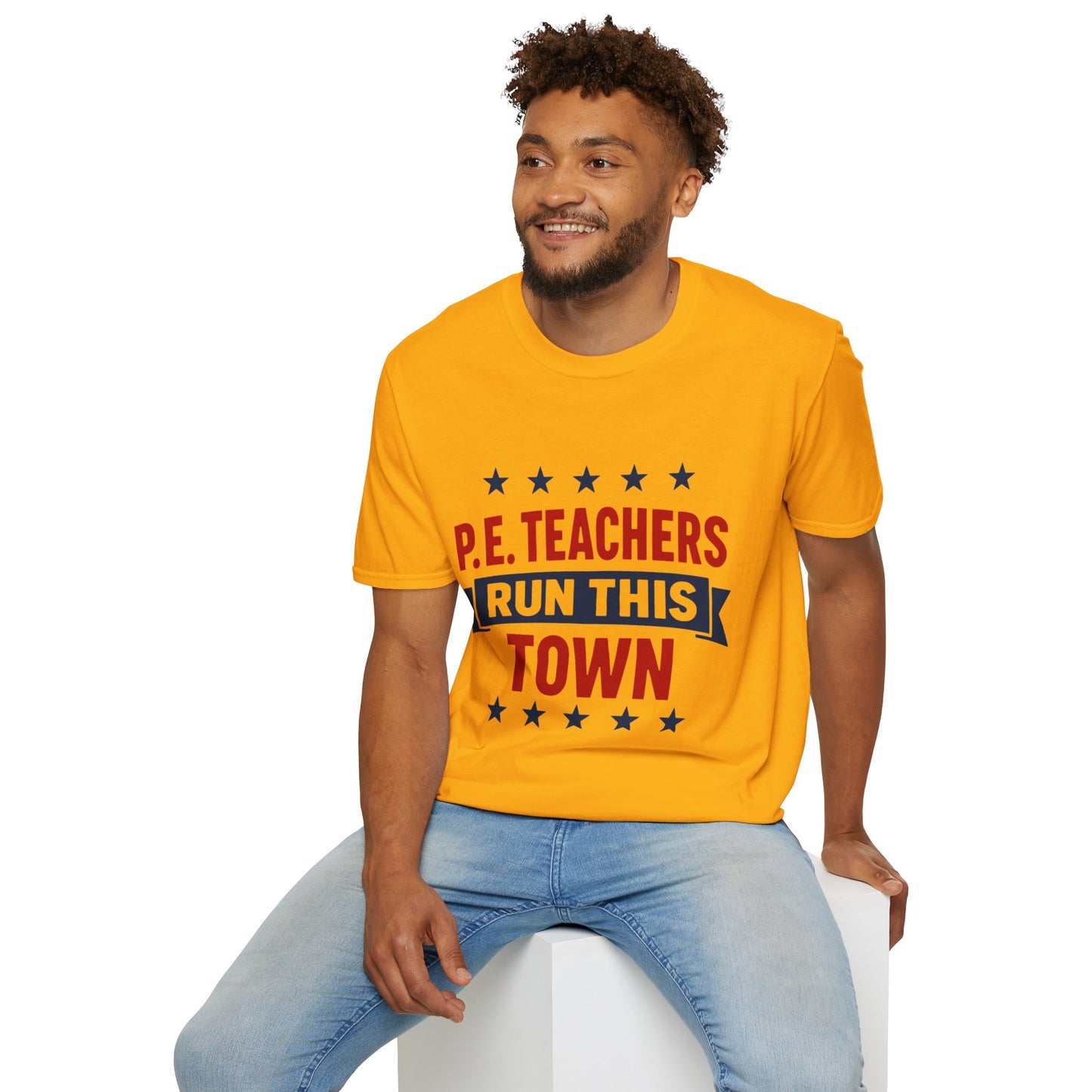 PE Teachers Run This Town Tee