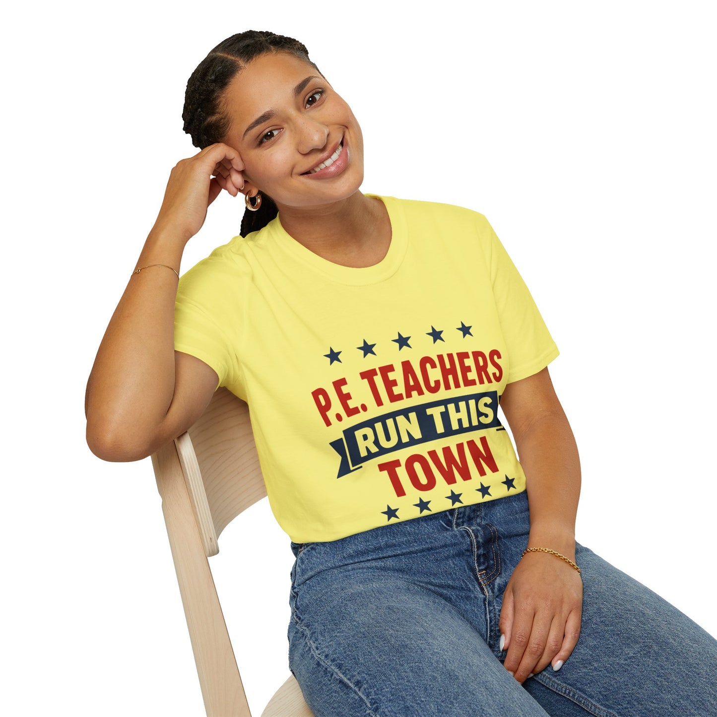 PE Teachers Run This Town Tee