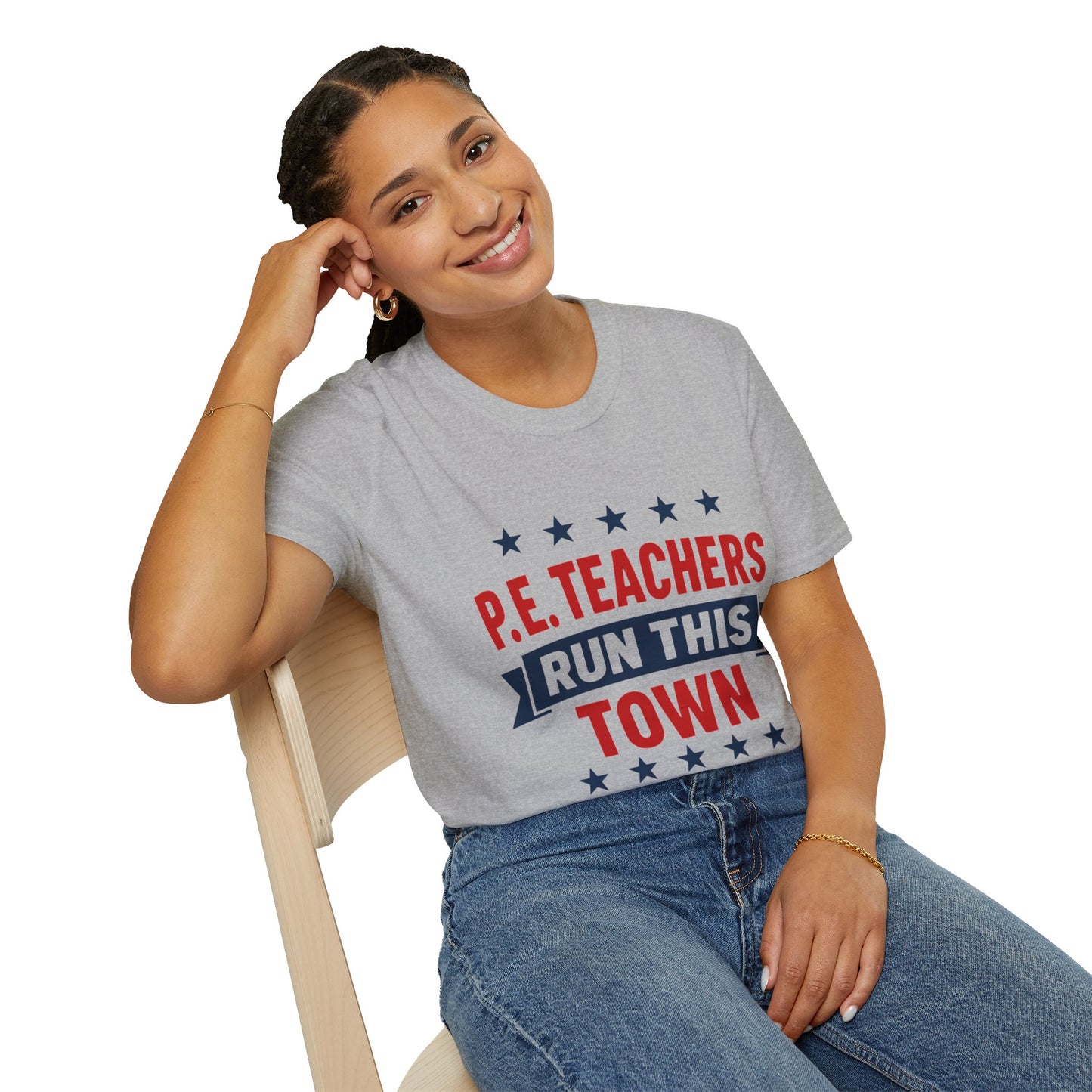 PE Teachers Run This Town Tee