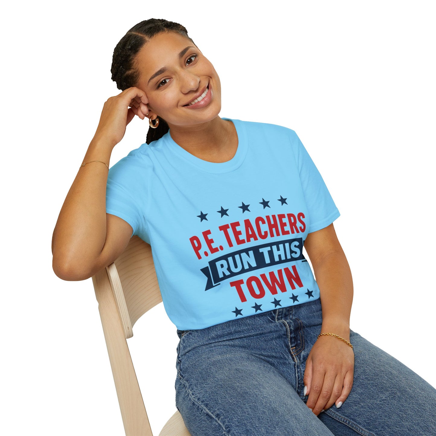 PE Teachers Run This Town Tee