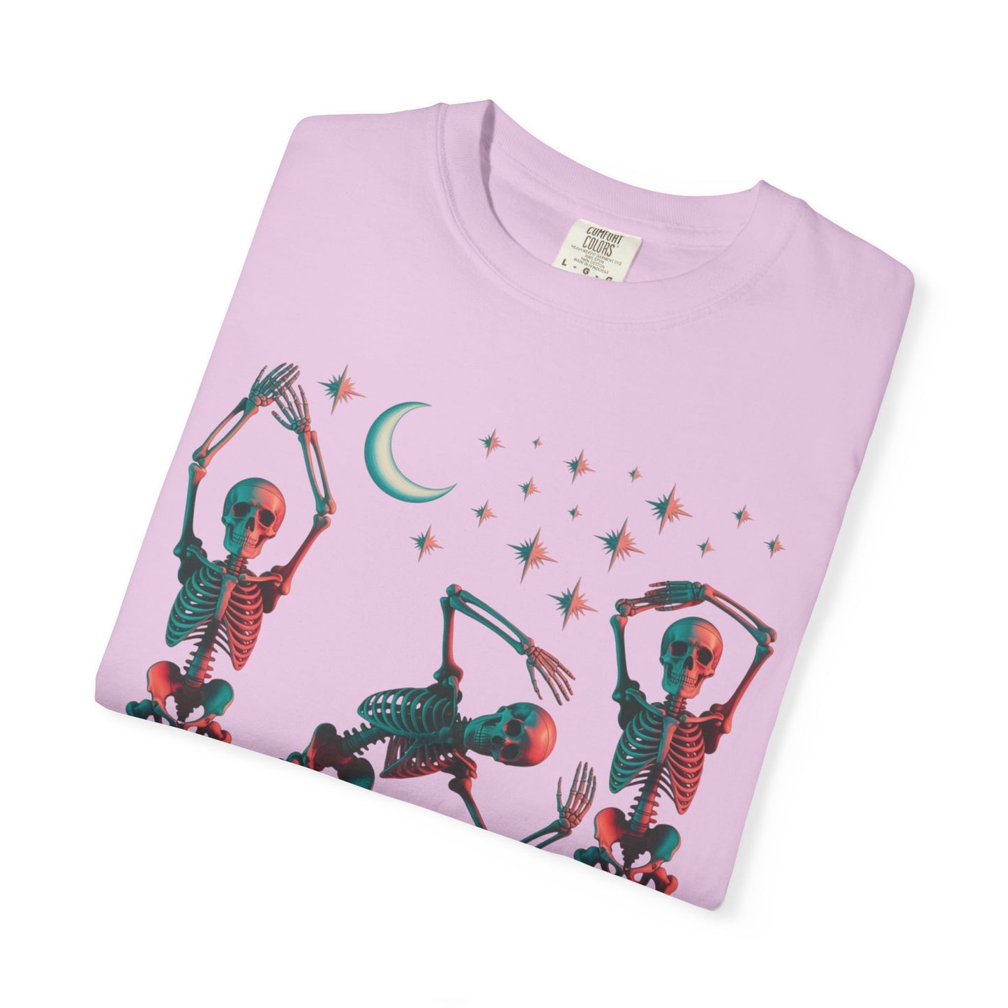 Halloween Dancing Skeletons Comfort Colors T-shirt