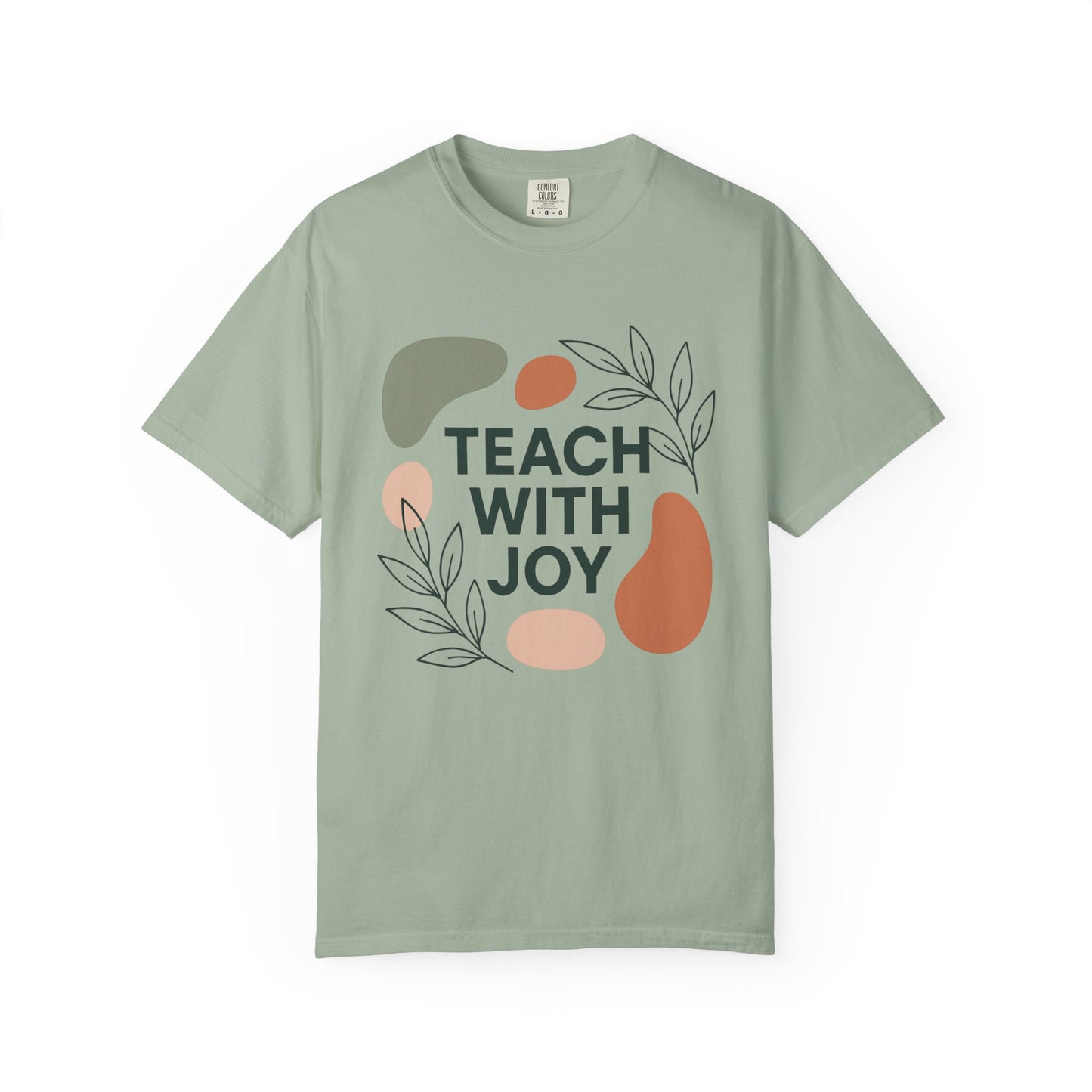 Teach With Joy Shirt | Boho Teacher Tee | Comfort Colors® Graphic T-Shirt
