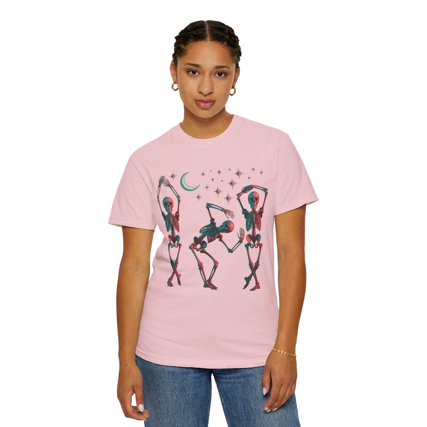 Halloween Dancing Skeletons Comfort Colors T-shirt