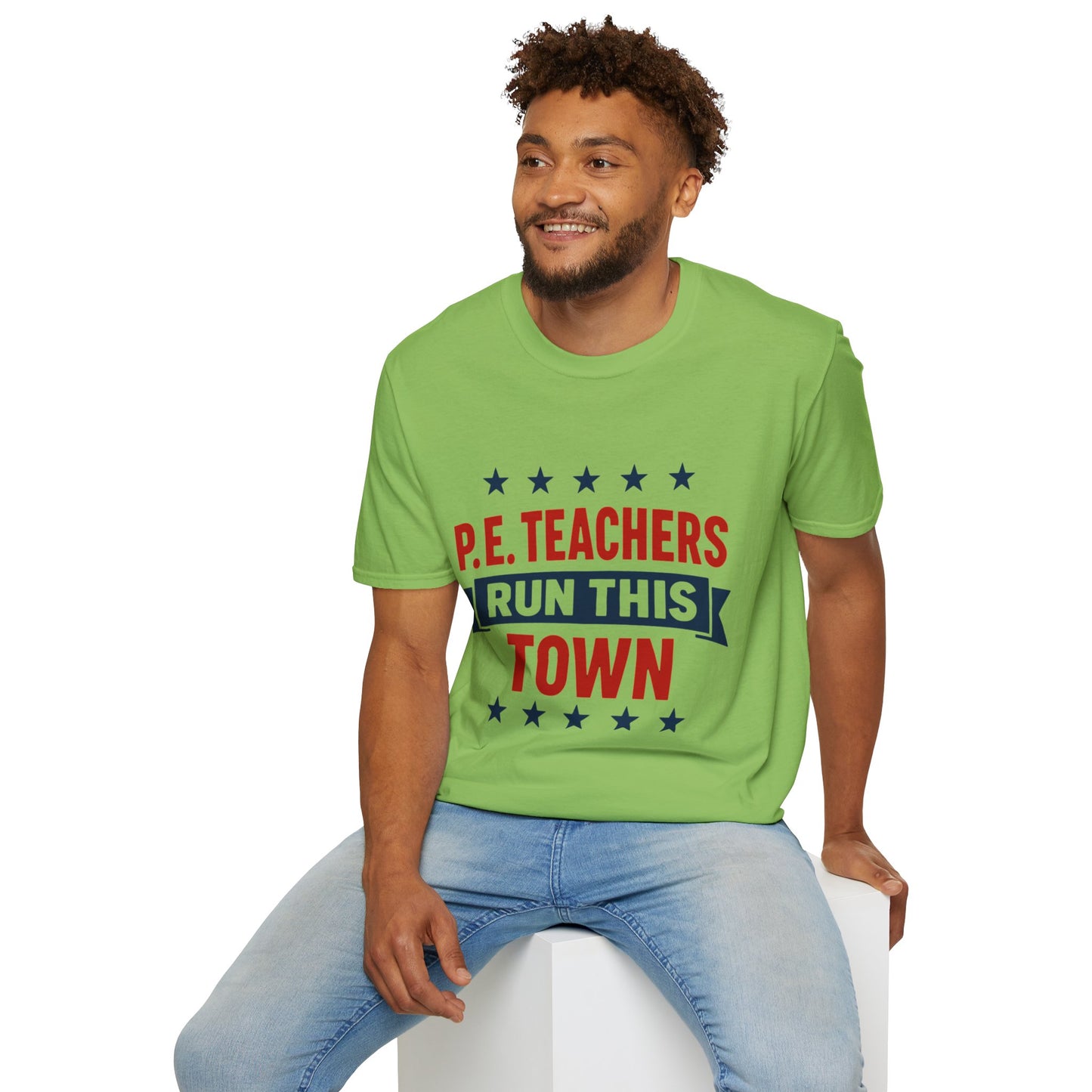 PE Teachers Run This Town Tee