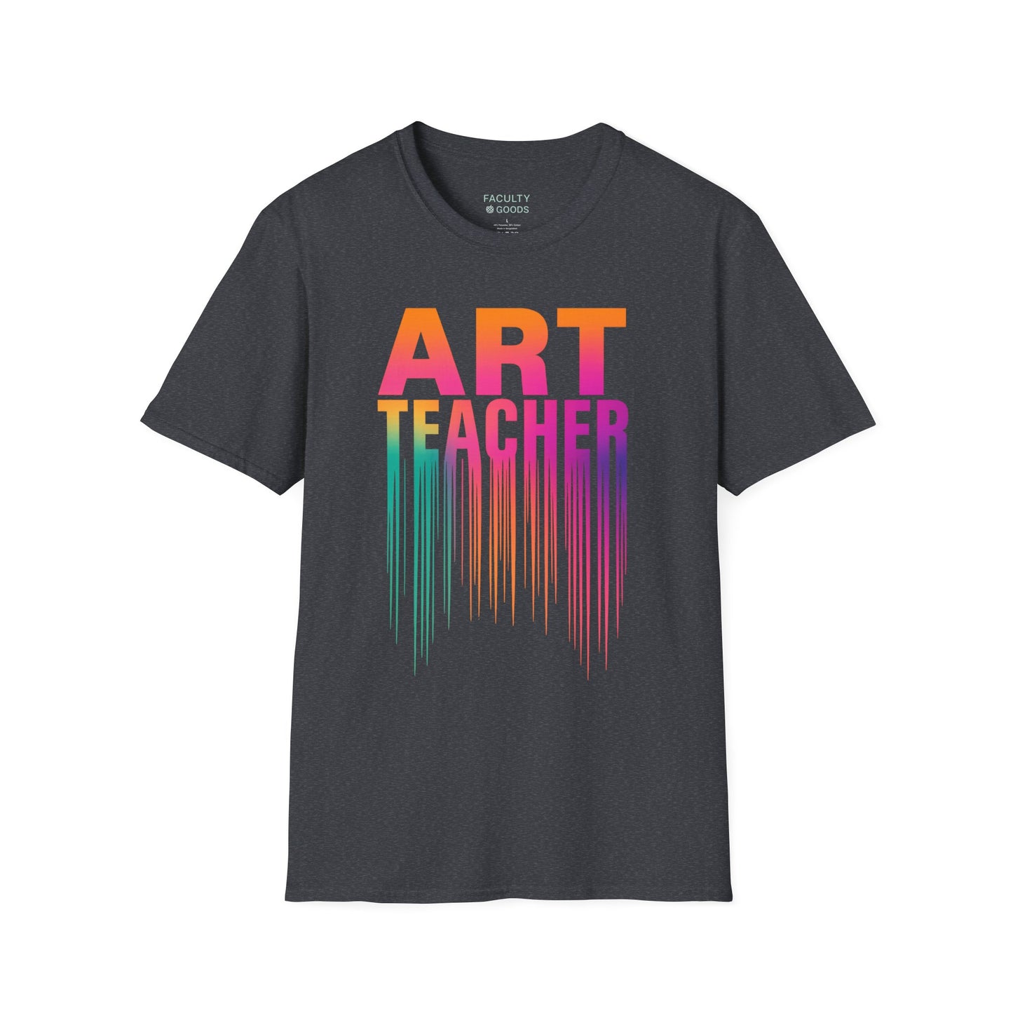 Art Teacher Dripping Paint Tee