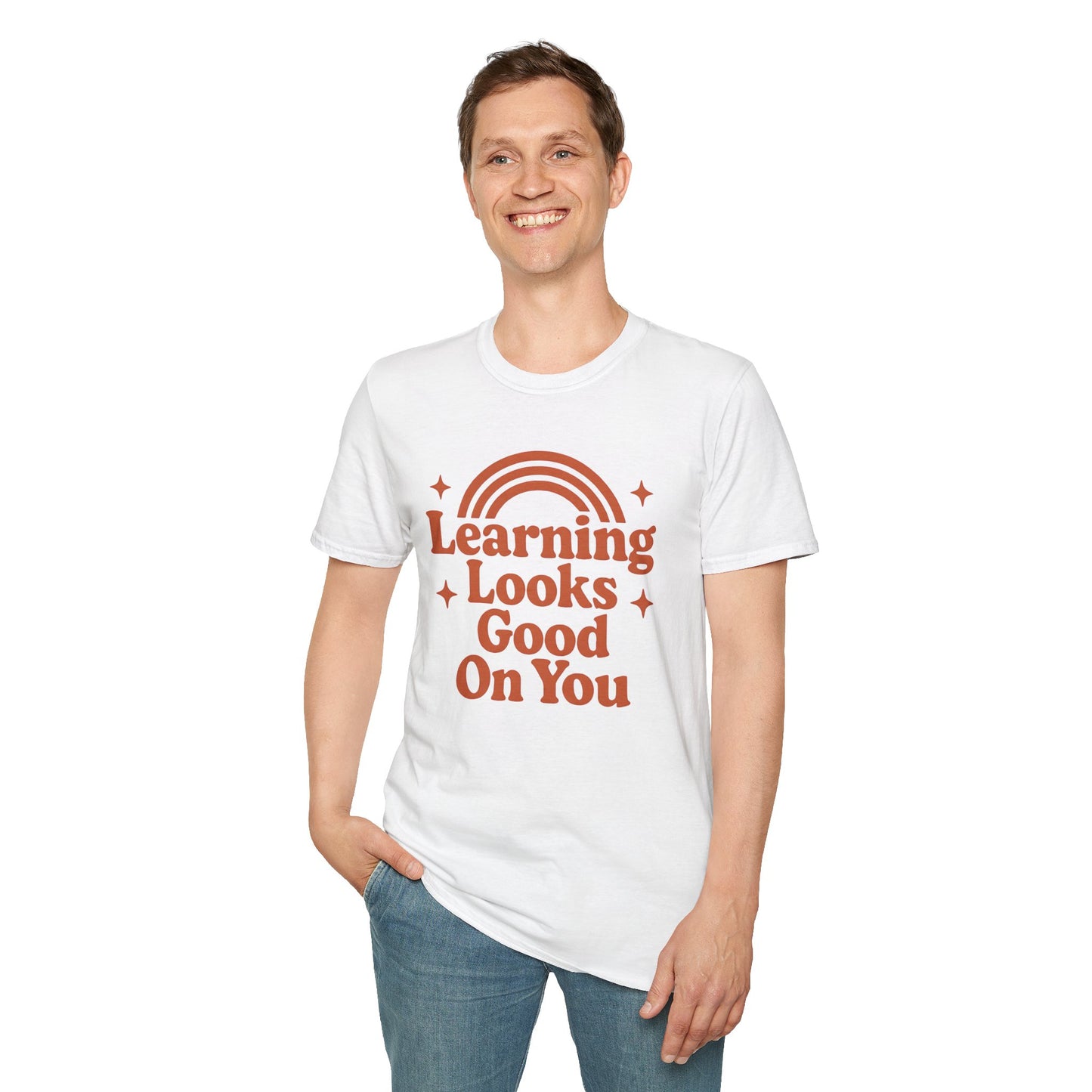 Learning Looks Good On You Unisex Tee - Gildan 64000