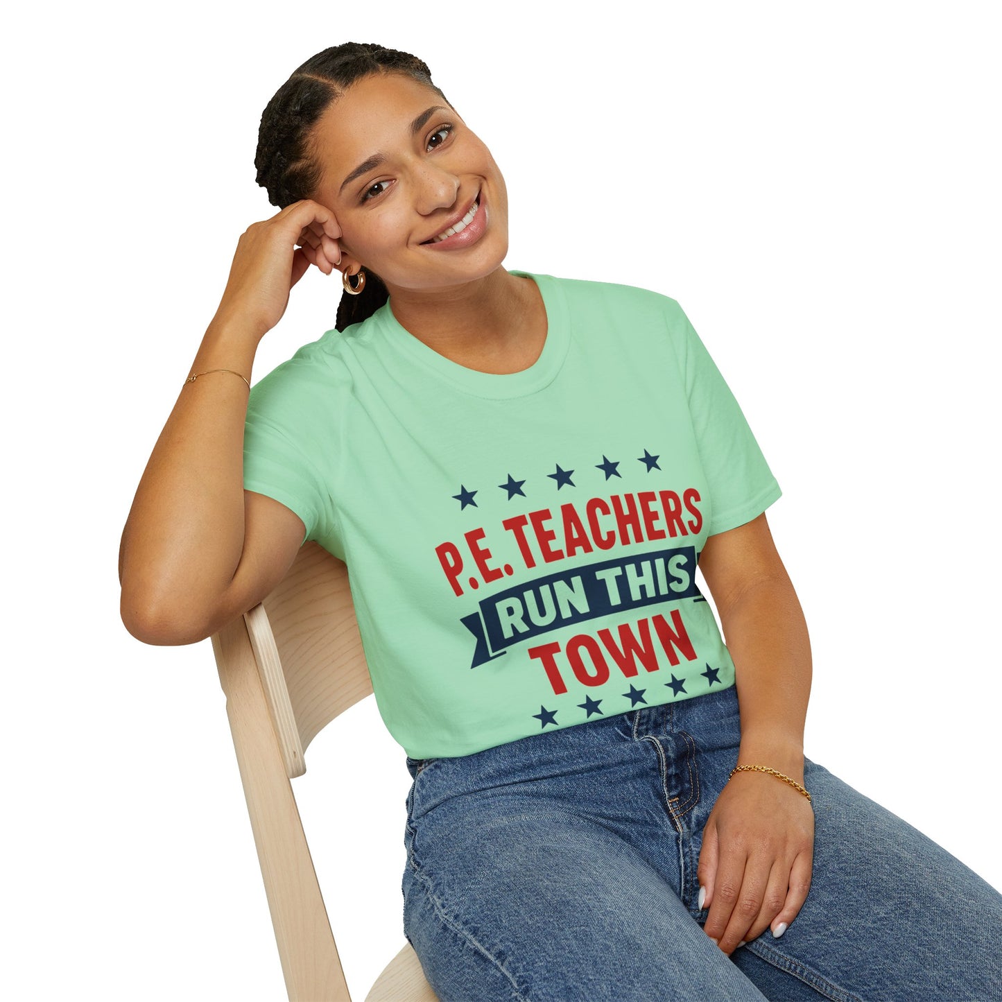 PE Teachers Run This Town Tee