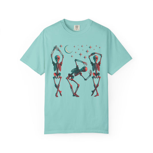 Halloween Dancing Skeletons Comfort Colors T-shirt