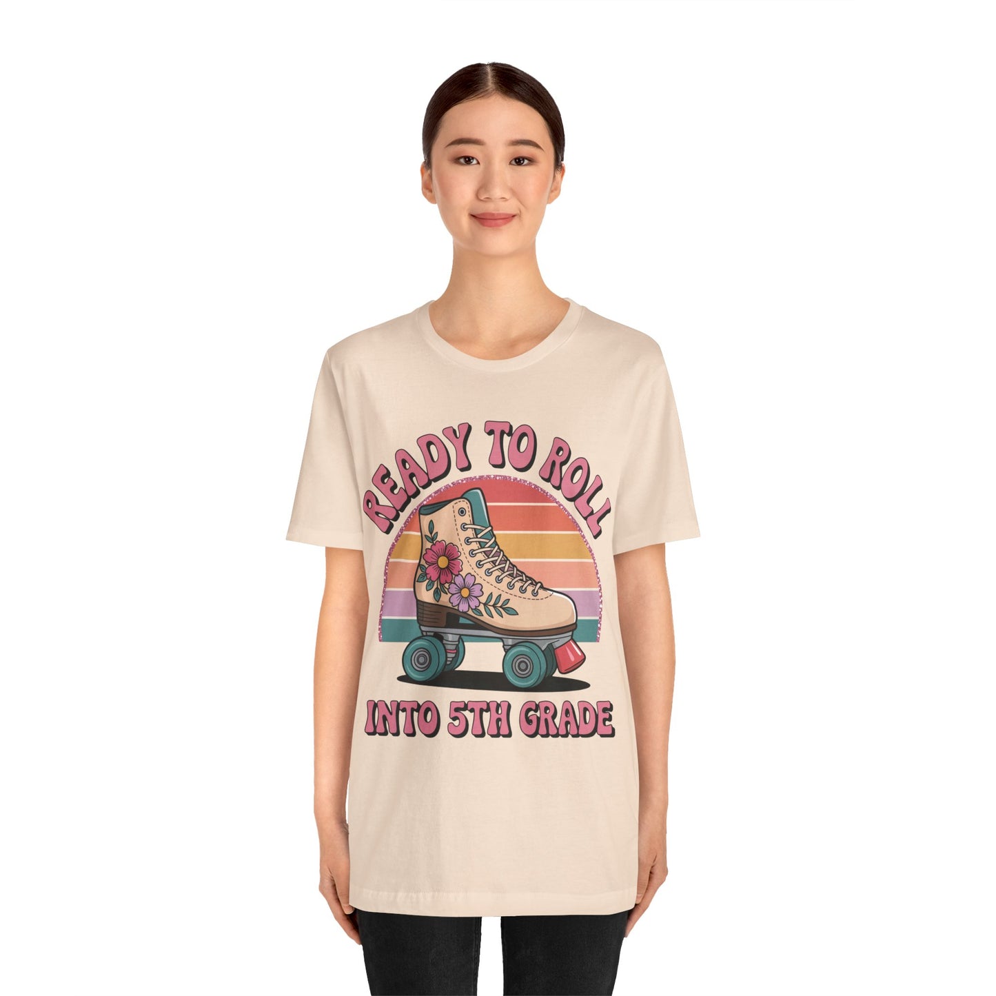 Ready to Roll Into 5th Grade Tee