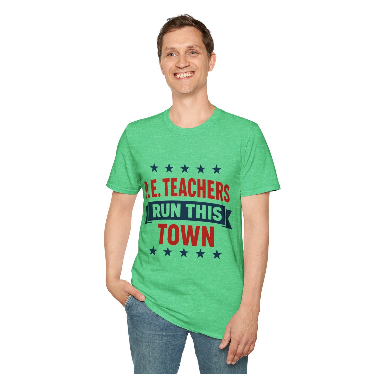 PE Teachers Run This Town Tee