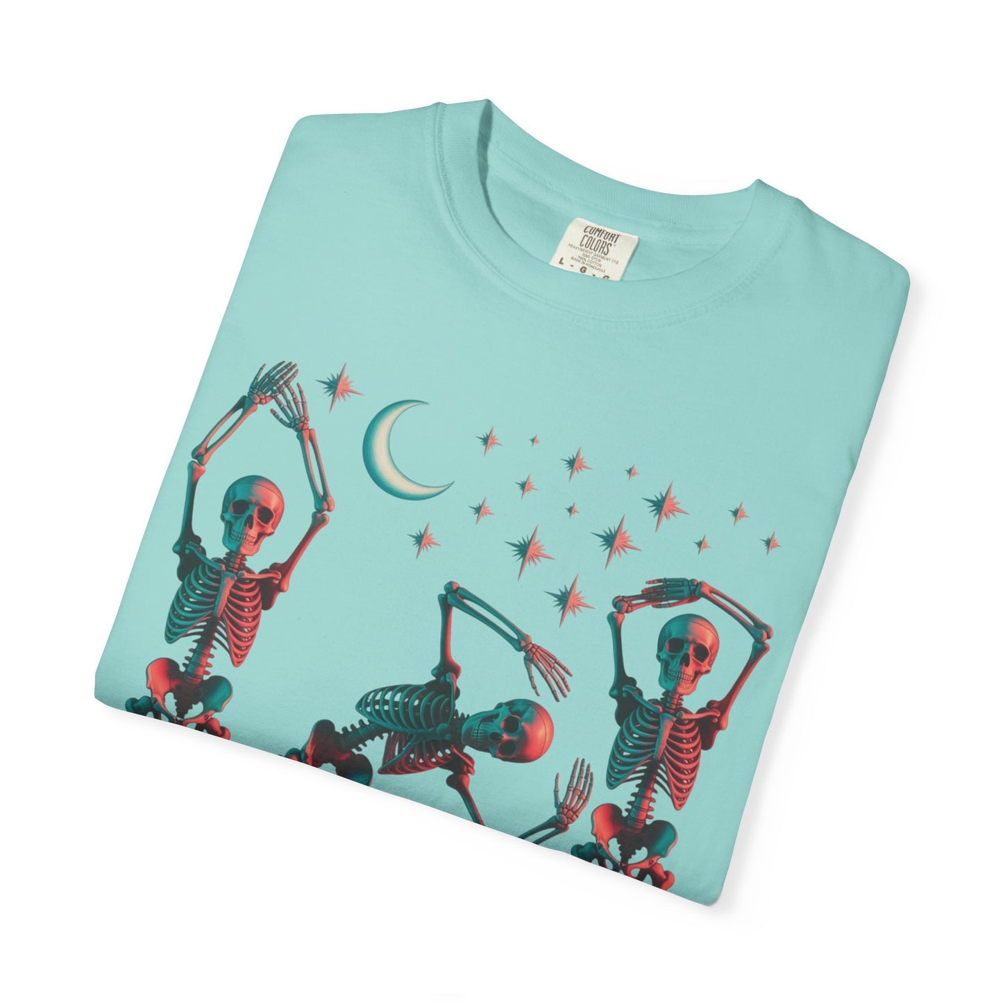 Halloween Dancing Skeletons Comfort Colors T-shirt