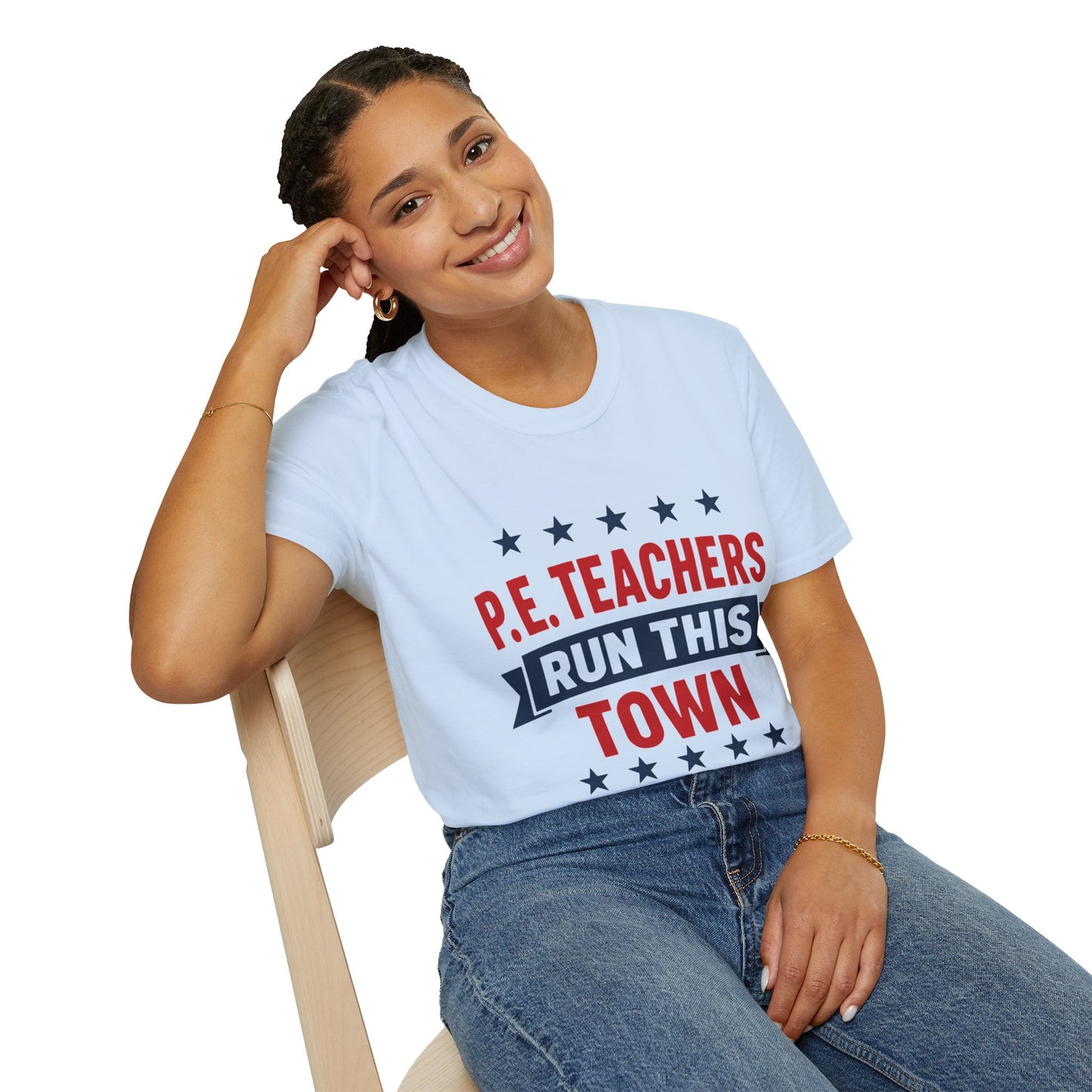 PE Teachers Run This Town Tee