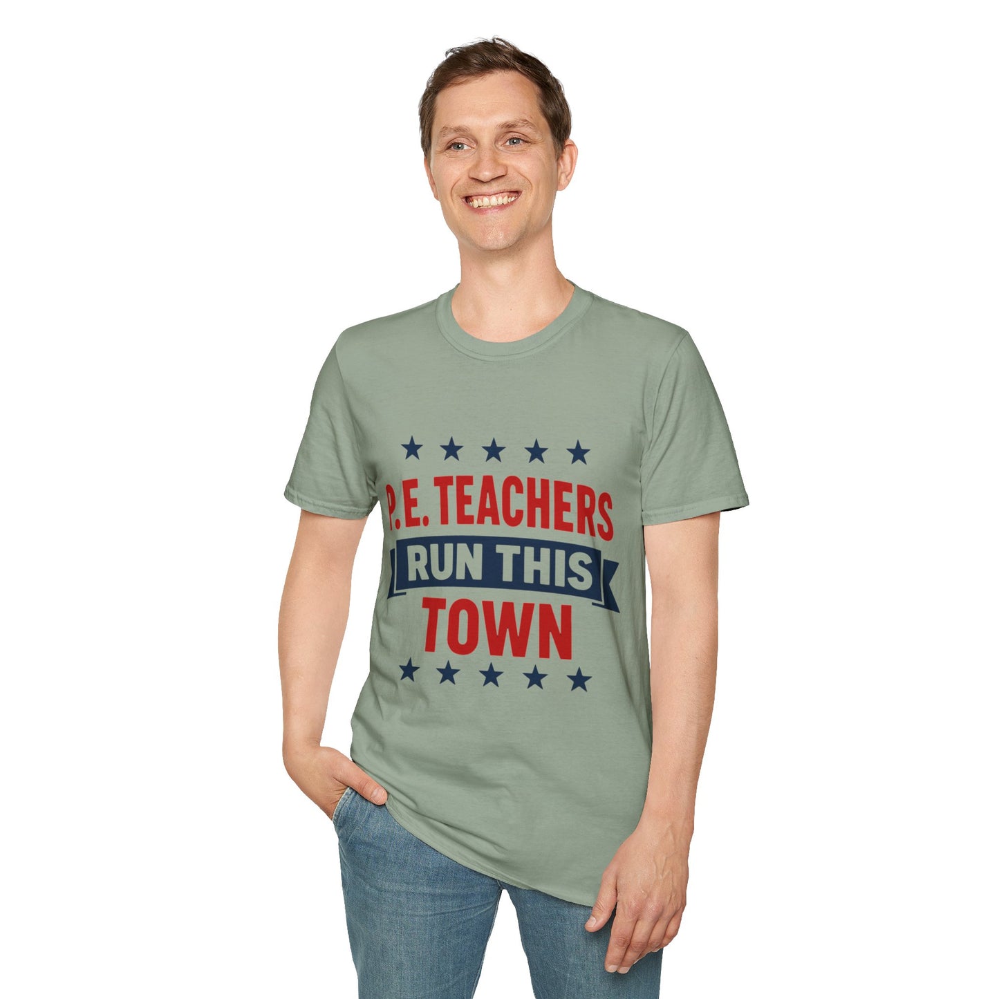 PE Teachers Run This Town Tee