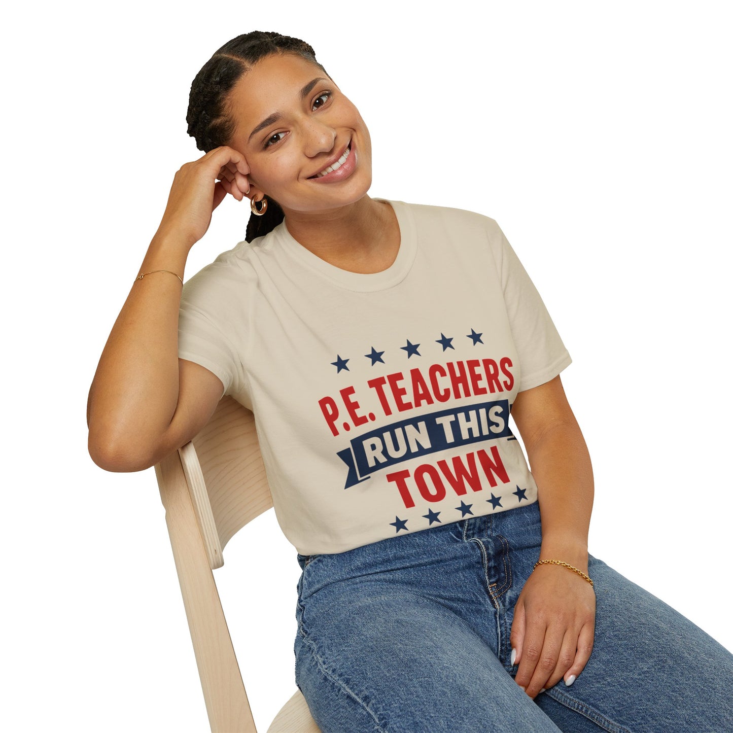 PE Teachers Run This Town Tee