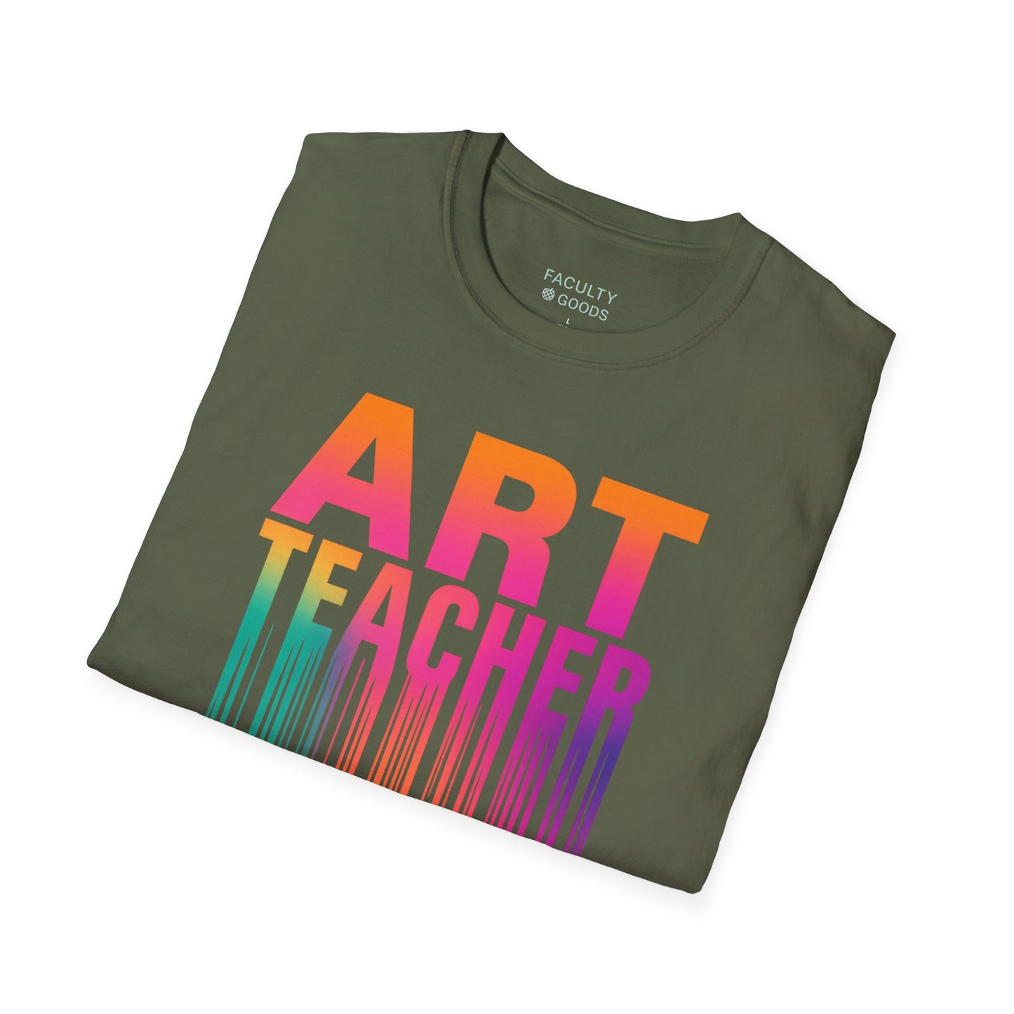 Art Teacher Dripping Paint Tee