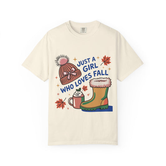 Fall Lover Garment-Dyed T-shirt