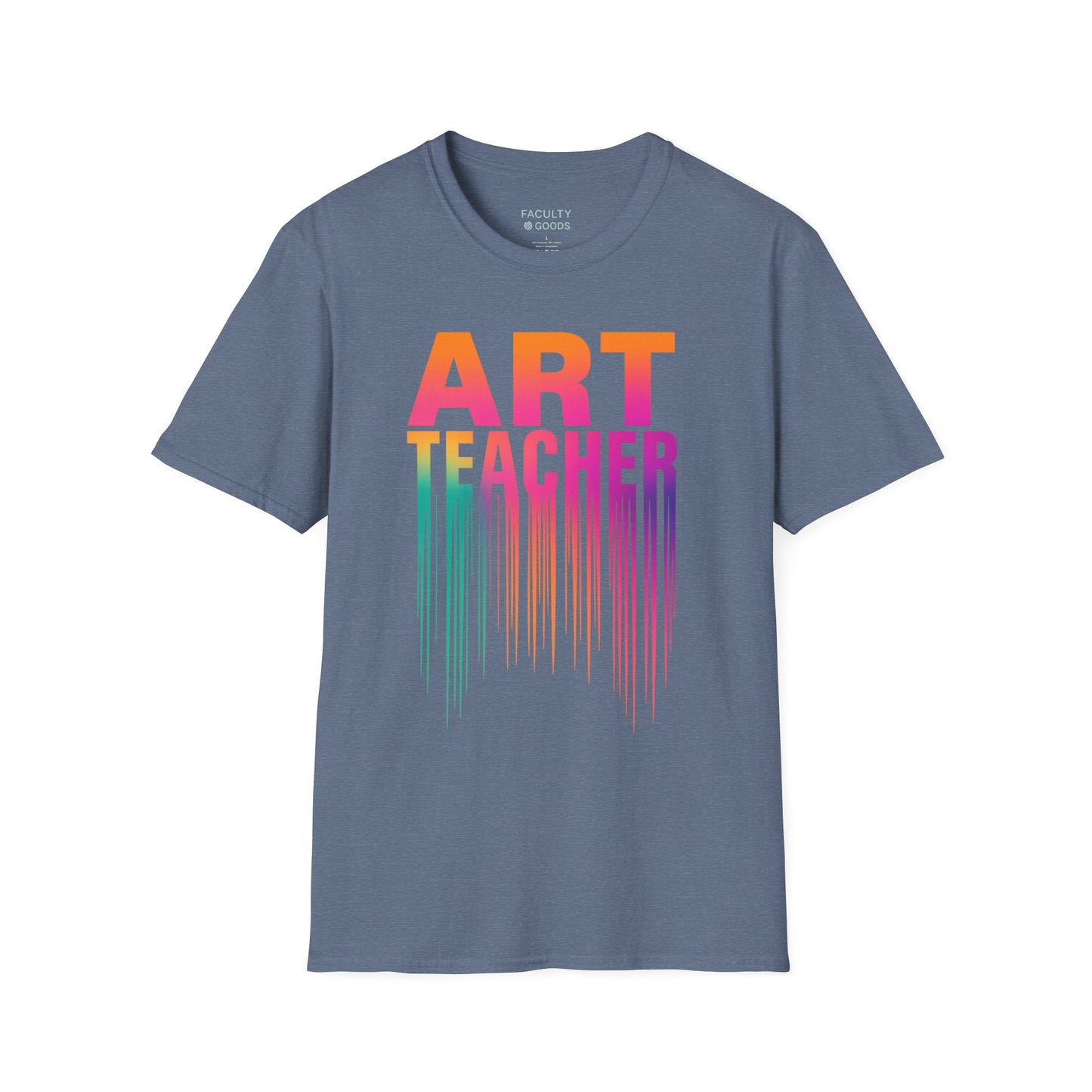 Art Teacher Dripping Paint Tee