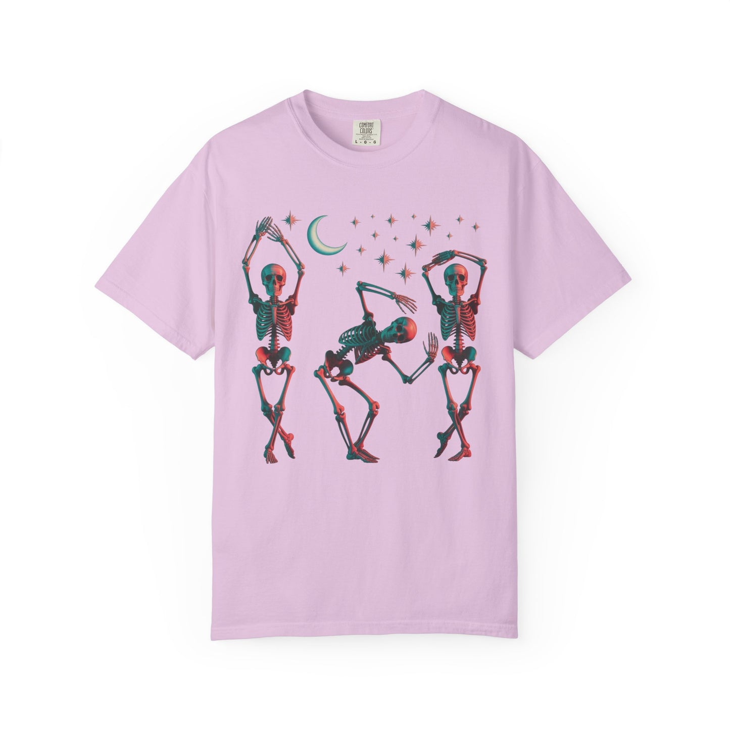 Halloween Dancing Skeletons Comfort Colors T-shirt