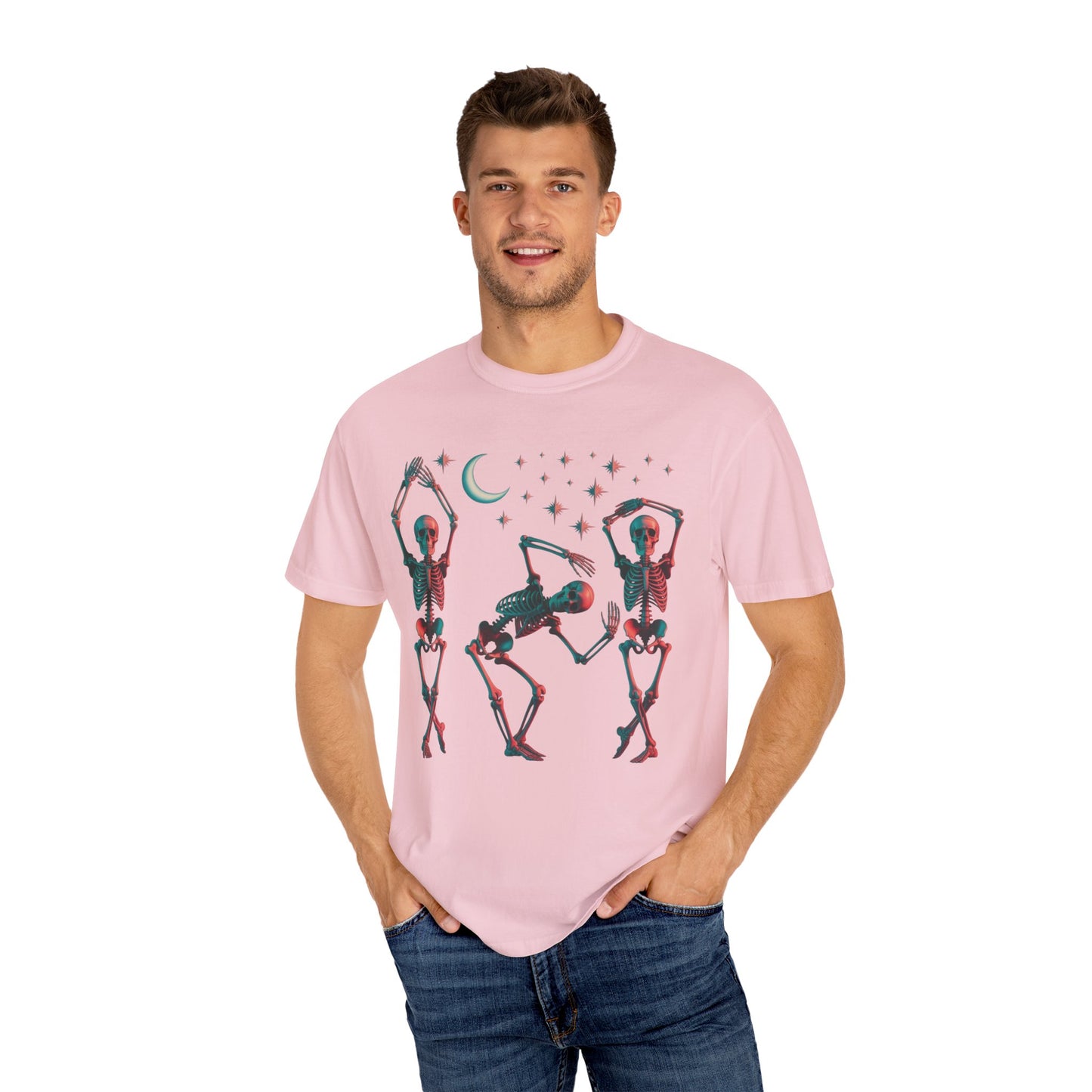 Halloween Dancing Skeletons Comfort Colors T-shirt