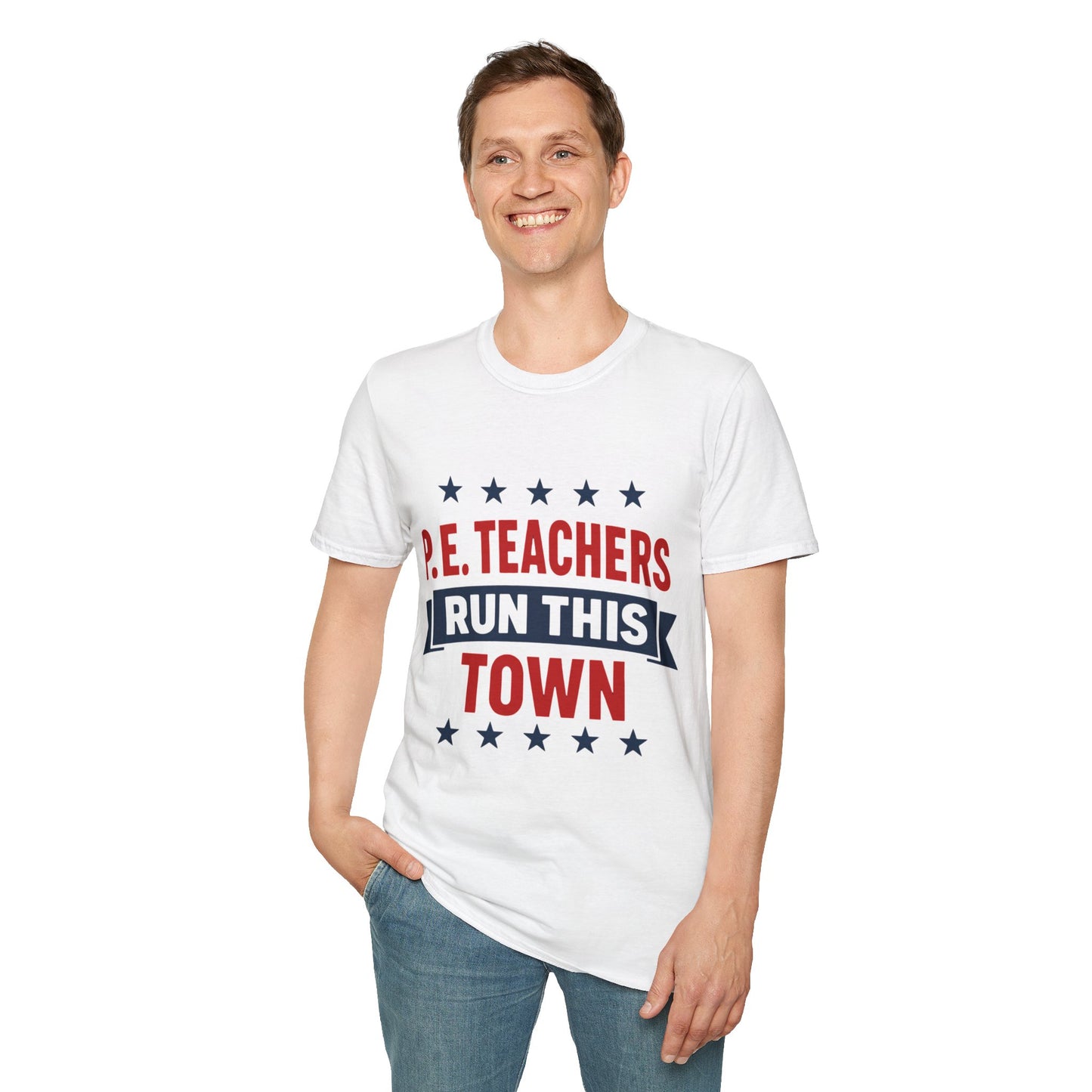 PE Teachers Run This Town Tee