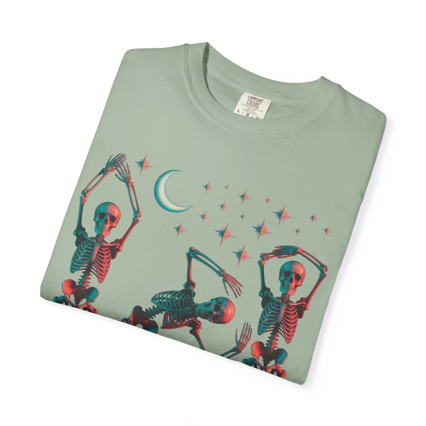 Halloween Dancing Skeletons Comfort Colors T-shirt
