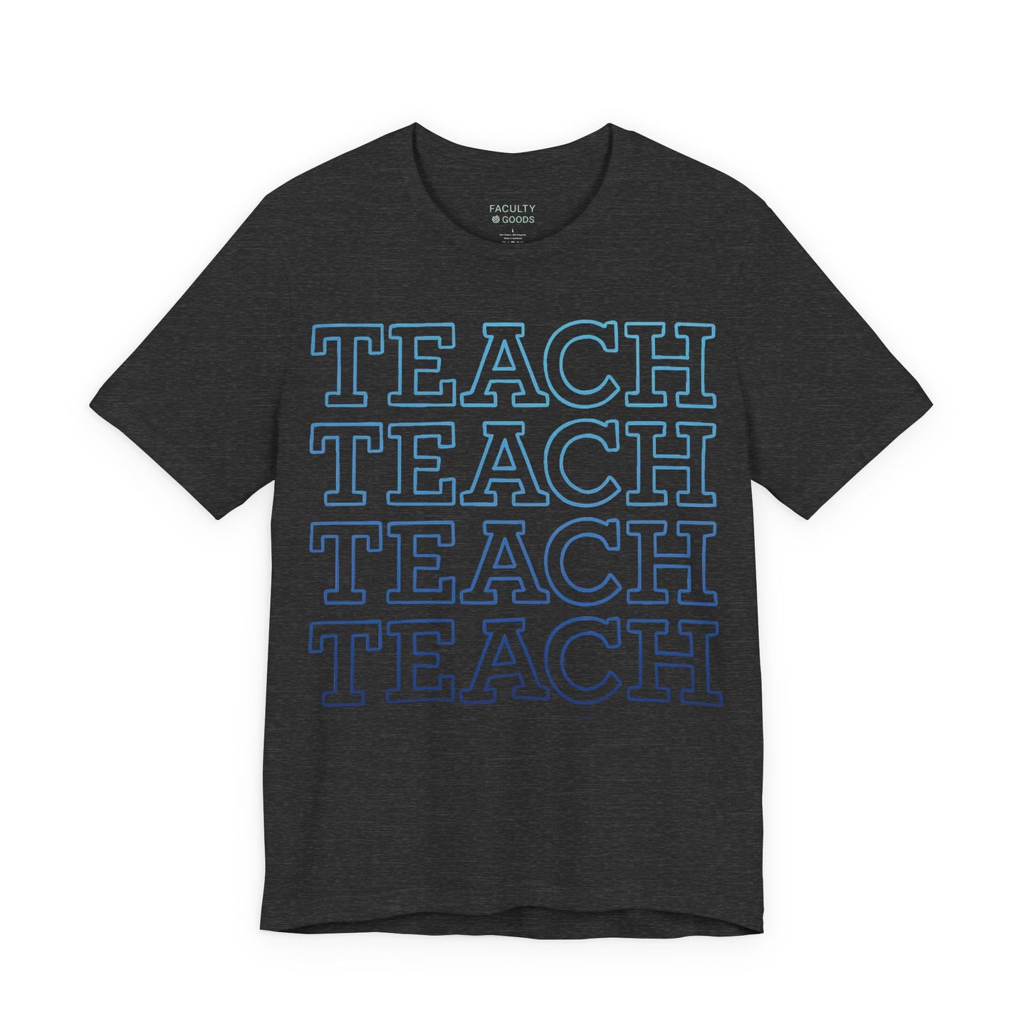 Blue Ombre TEACH Tee