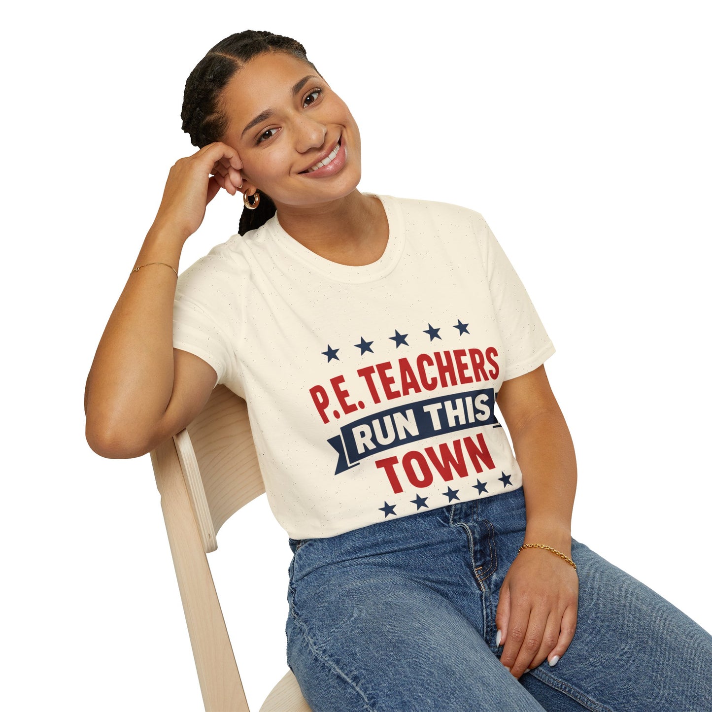 PE Teachers Run This Town Tee