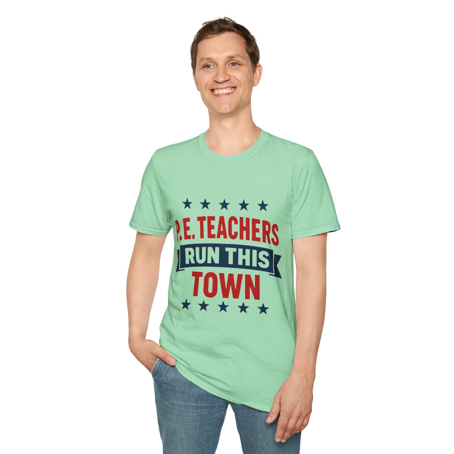 PE Teachers Run This Town Tee