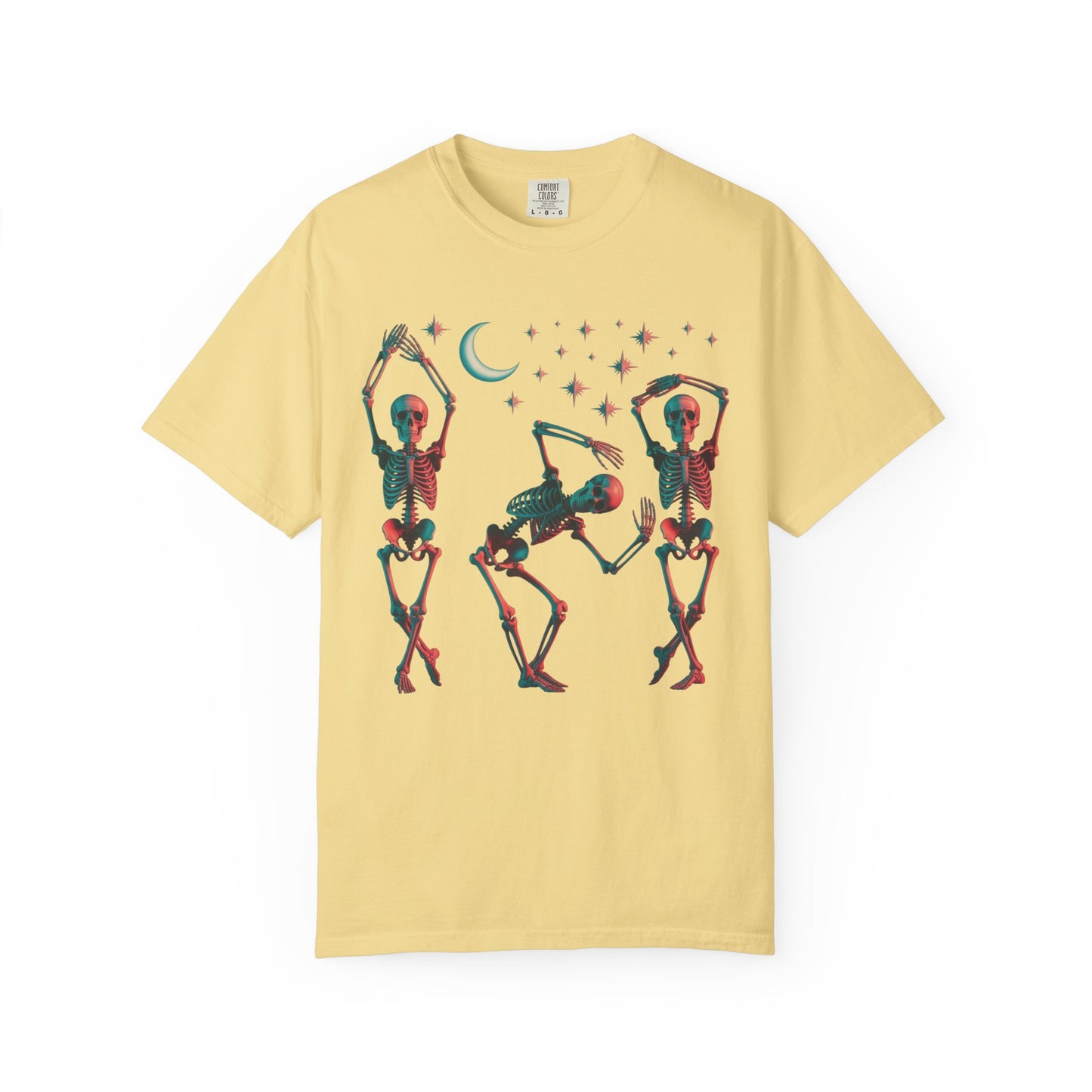 Halloween Dancing Skeletons Comfort Colors T-shirt
