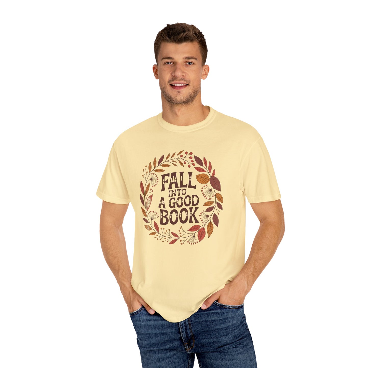 Autumn Vibes Unisex T-Shirt - Cozy Book Lover Tee