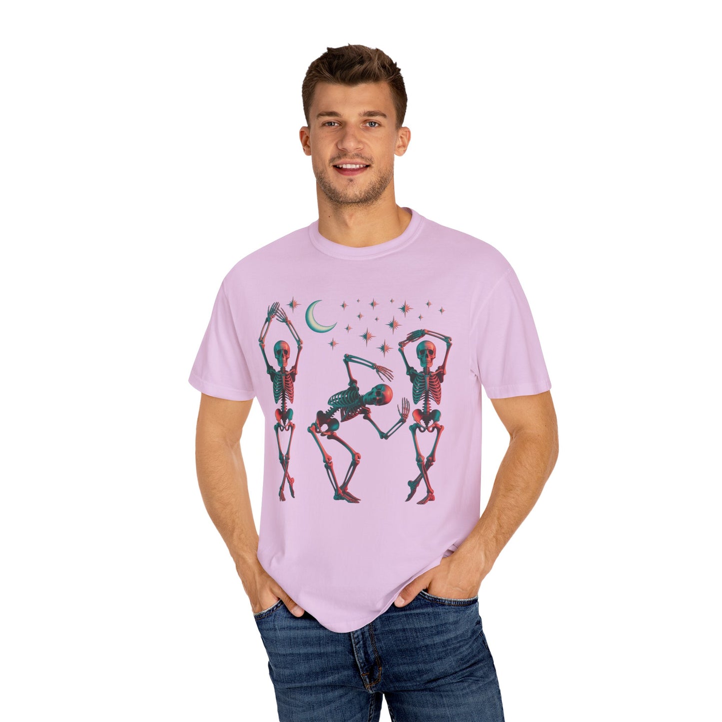 Halloween Dancing Skeletons Comfort Colors T-shirt