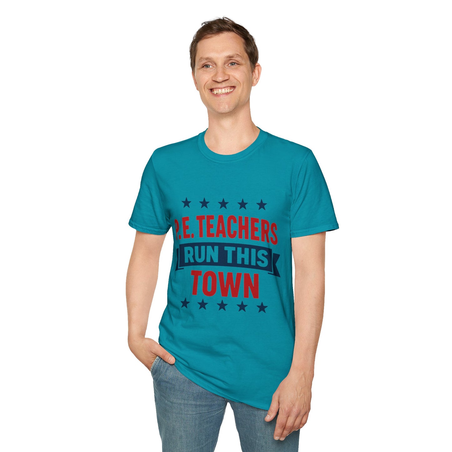 PE Teachers Run This Town Tee