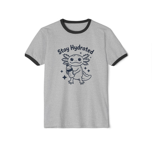 Axolotl 'Stay Hydrated' Ringer Tee