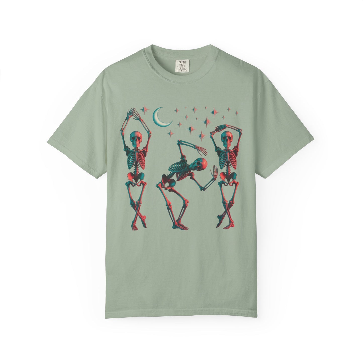 Halloween Dancing Skeletons Comfort Colors T-shirt