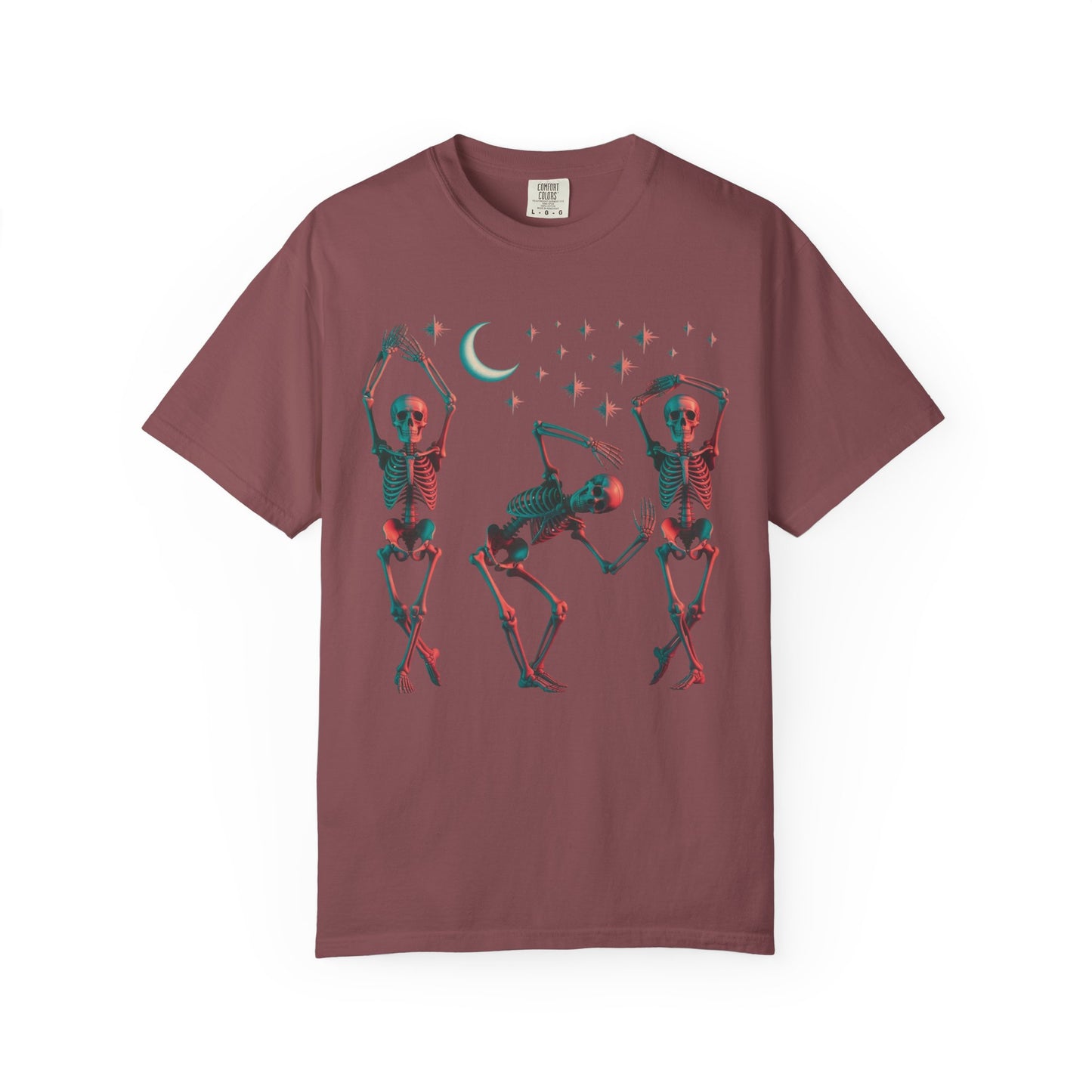 Halloween Dancing Skeletons Comfort Colors T-shirt