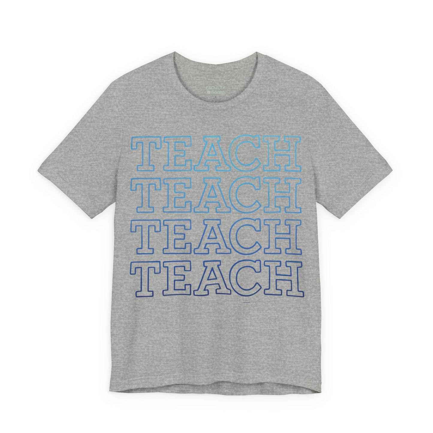 Blue Ombre TEACH Tee