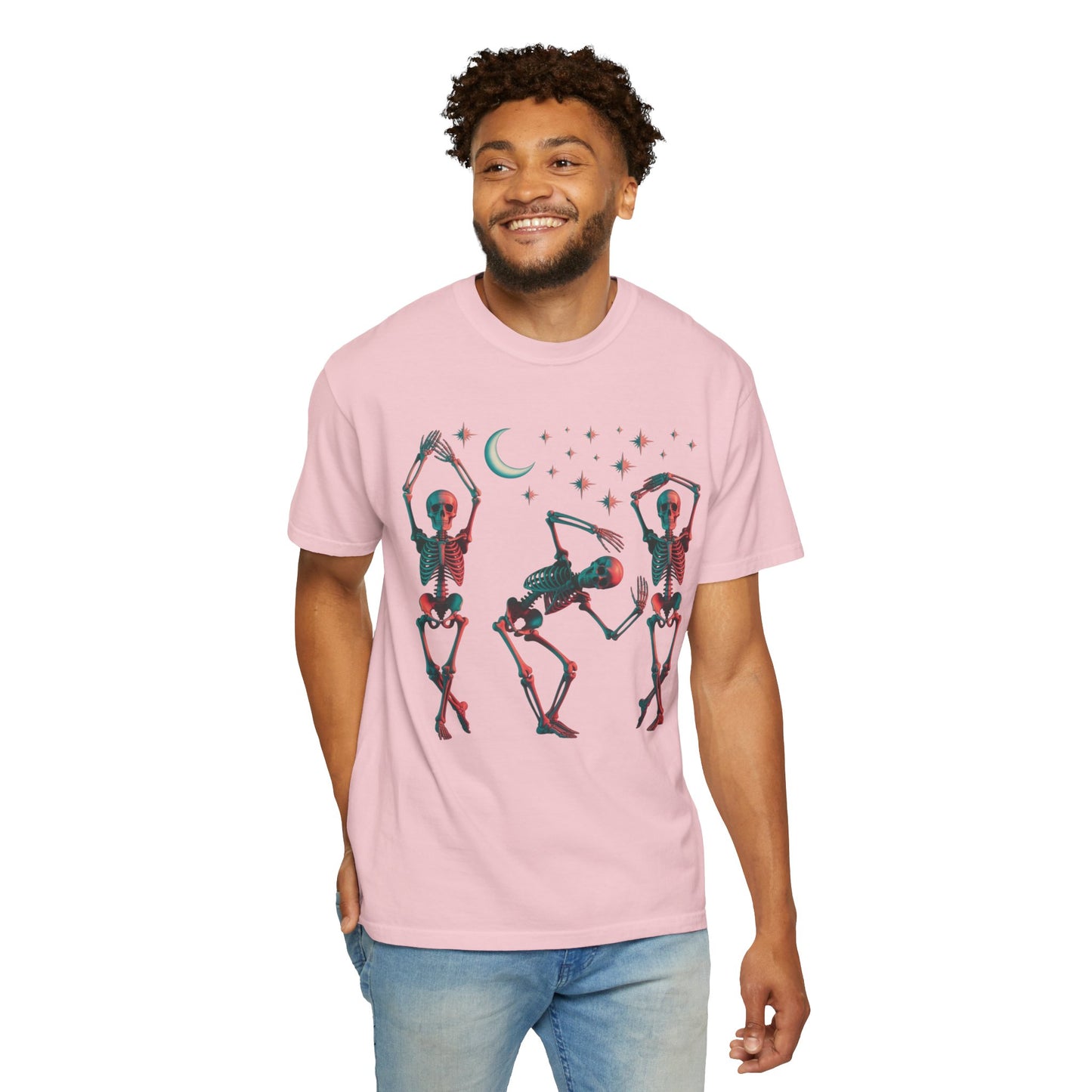 Halloween Dancing Skeletons Comfort Colors T-shirt