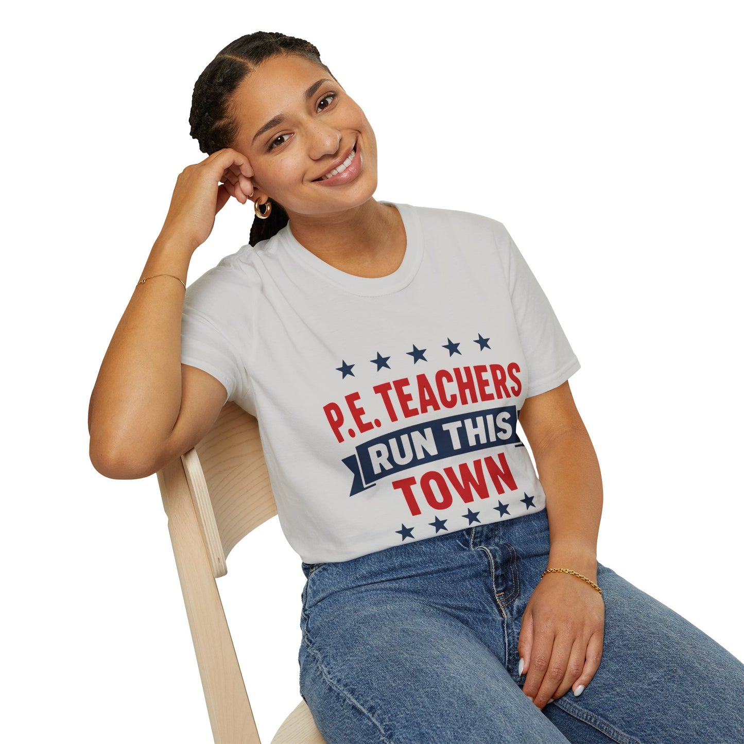 PE Teachers Run This Town Tee
