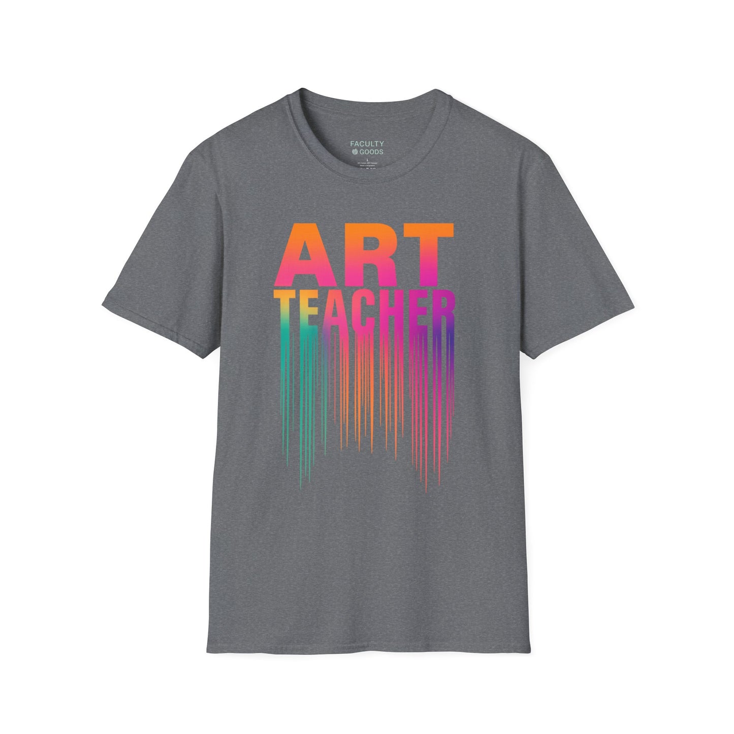 Art Teacher Dripping Paint Tee