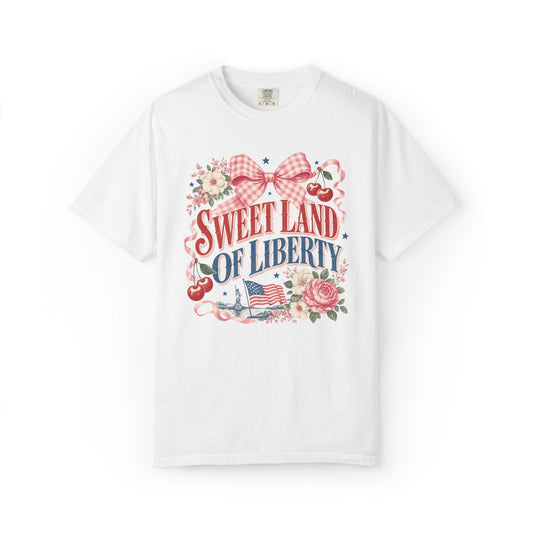 Sweet Land of Liberty T-shirt, Comfort Colors 1717