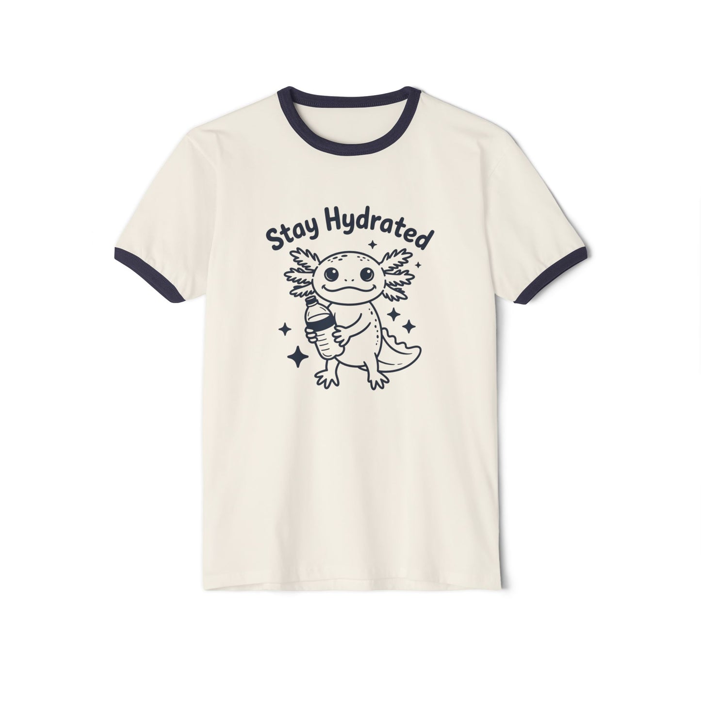 Axolotl 'Stay Hydrated' Ringer Tee