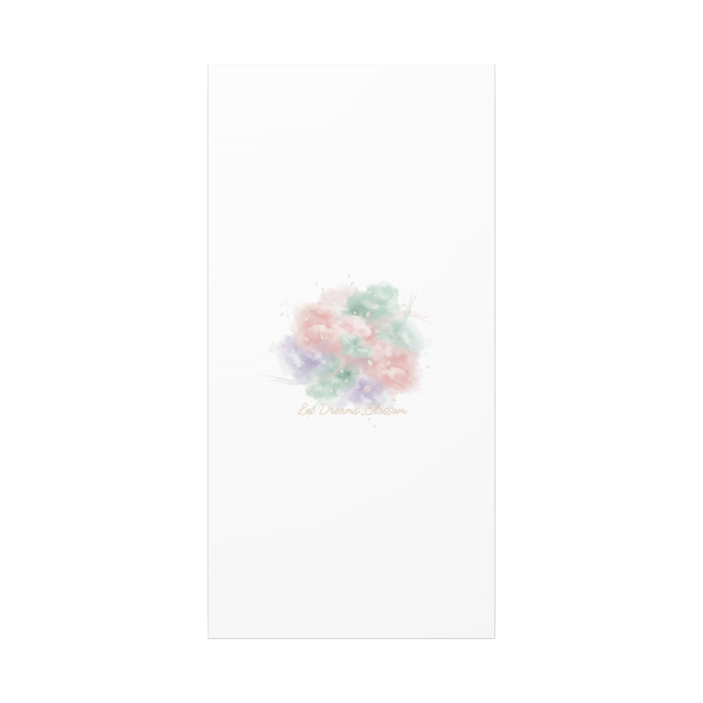 Dreamy Pastel Blossom Canvas | Matte Stretched Wall Art, pastel winter design