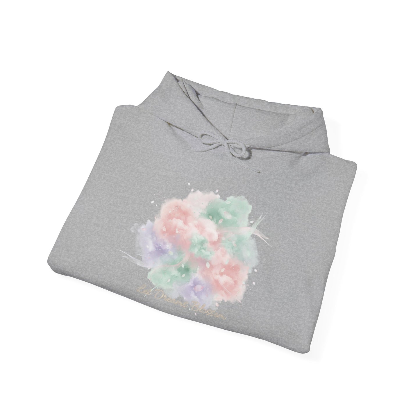 Dreamy Pastel Cloud Bouquet Hoodie | pastel winter design, dreamy gradient