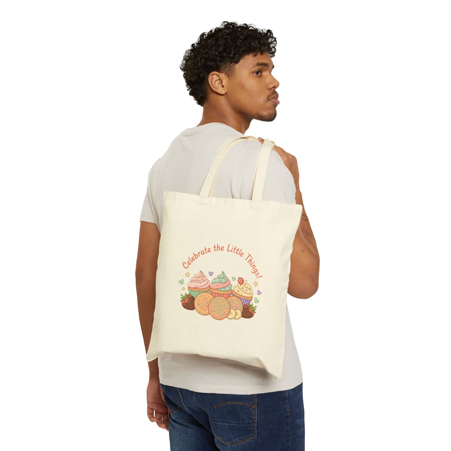 Tiny Treats illustration Tote | pastel sweets, sweet tooth design