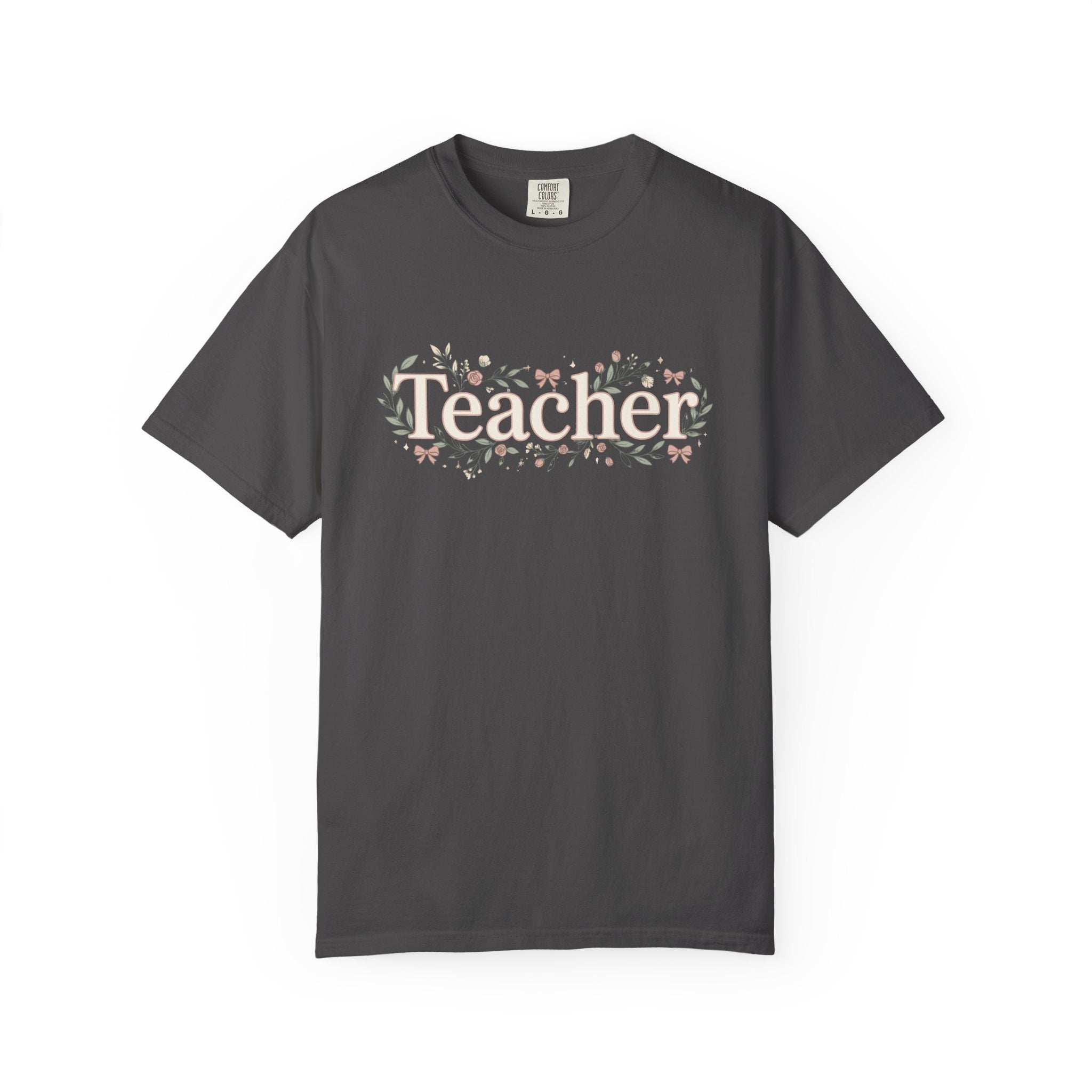 Teacher Floral T‑Shirt