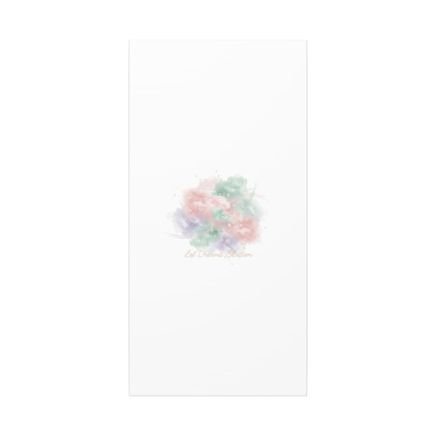 Dreamy Pastel Blossom Canvas | Matte Stretched Wall Art, pastel winter design