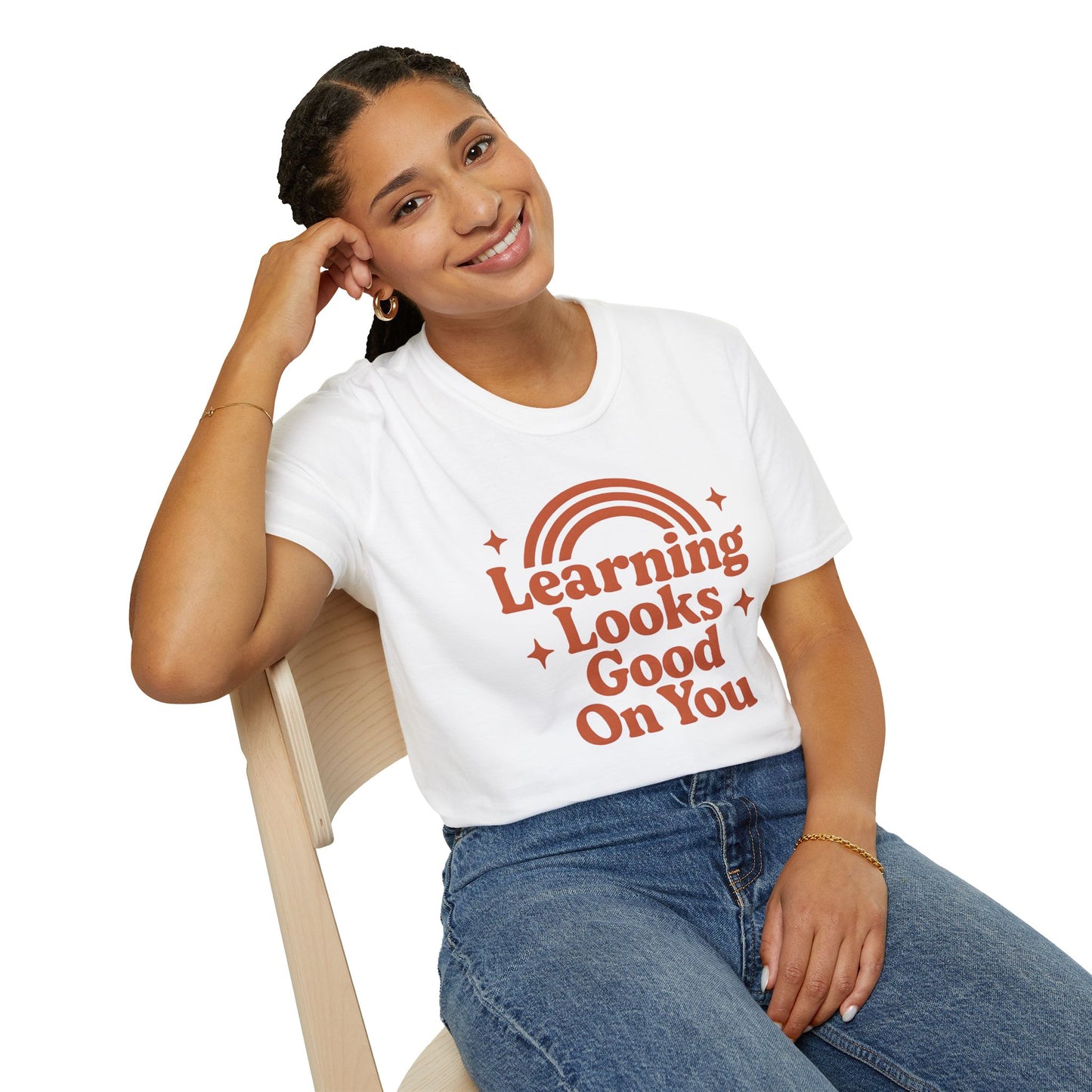 Learning Looks Good On You Unisex Tee - Gildan 64000