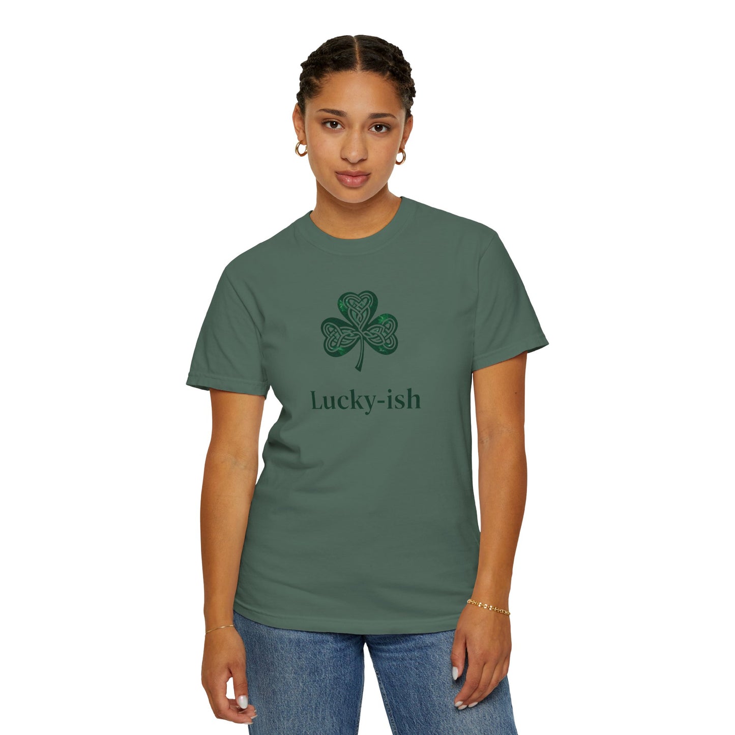 'Lucky-ish' Celtic Shamrock St. Patrick's Day Tee