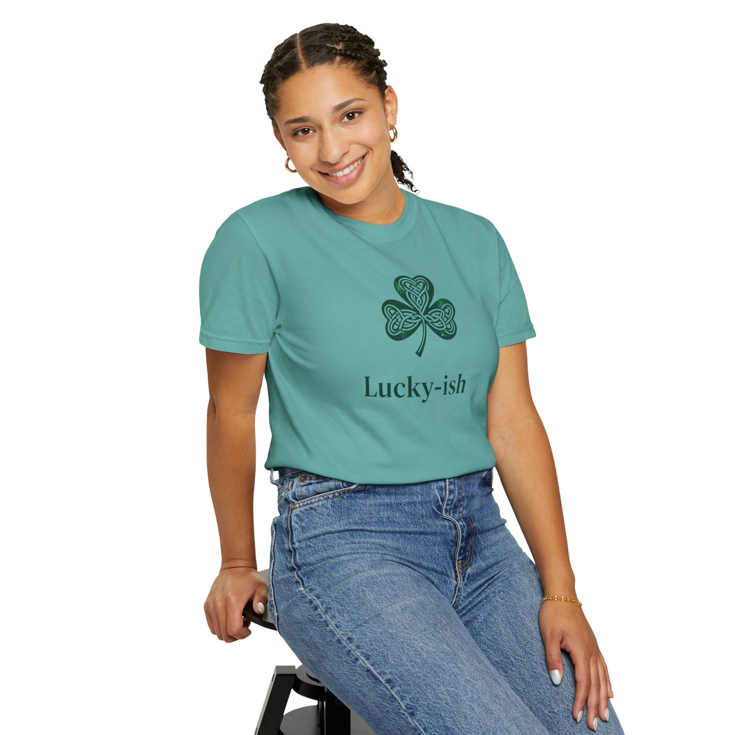 'Lucky-ish' Celtic Shamrock St. Patrick's Day Tee